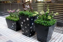 玻璃钢广场绿化艺术花盆